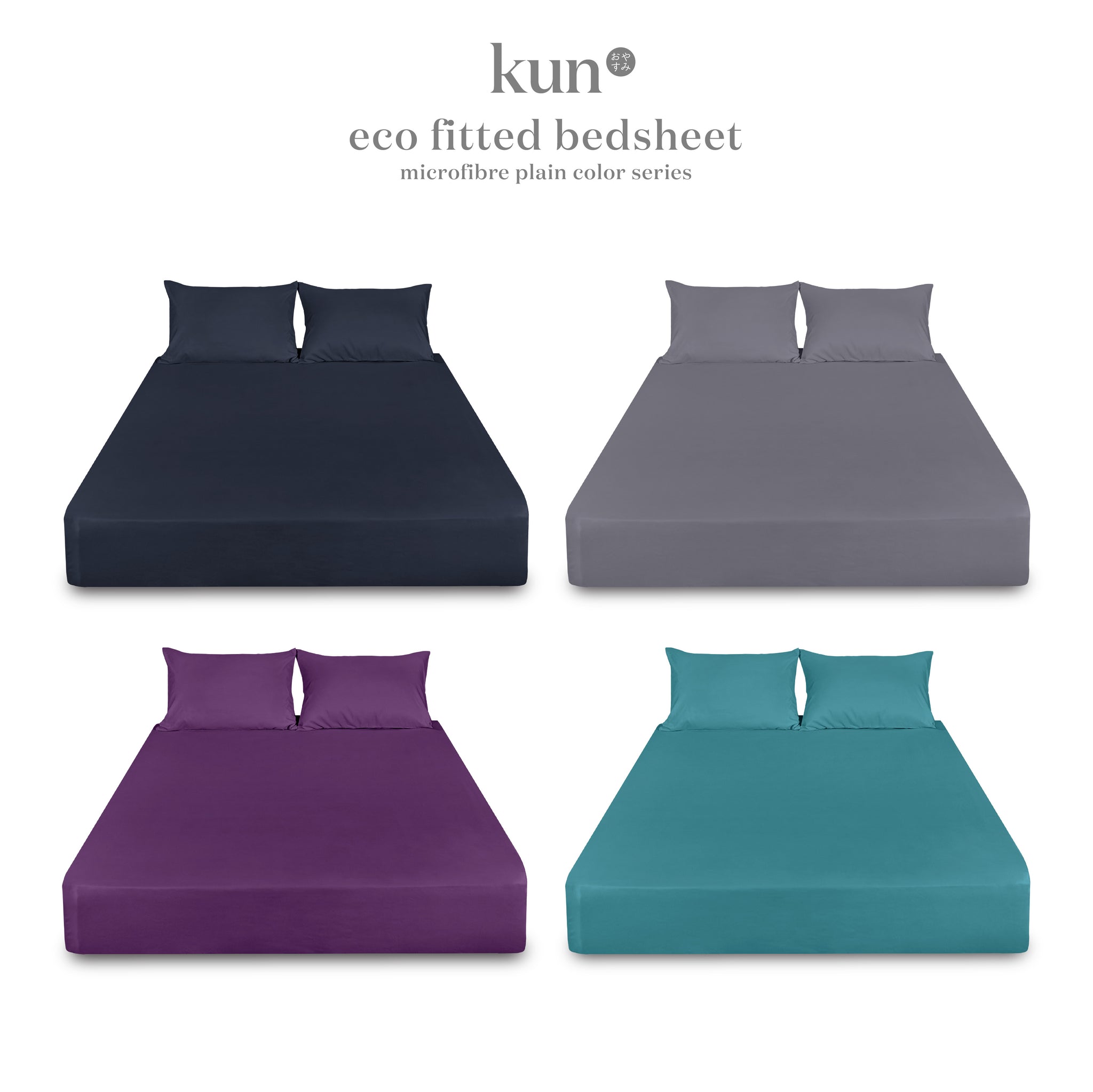 [Kun Official] MID-YEAR CLEARANCE PREMIUM MICROFIBER FITTED BED SHEET