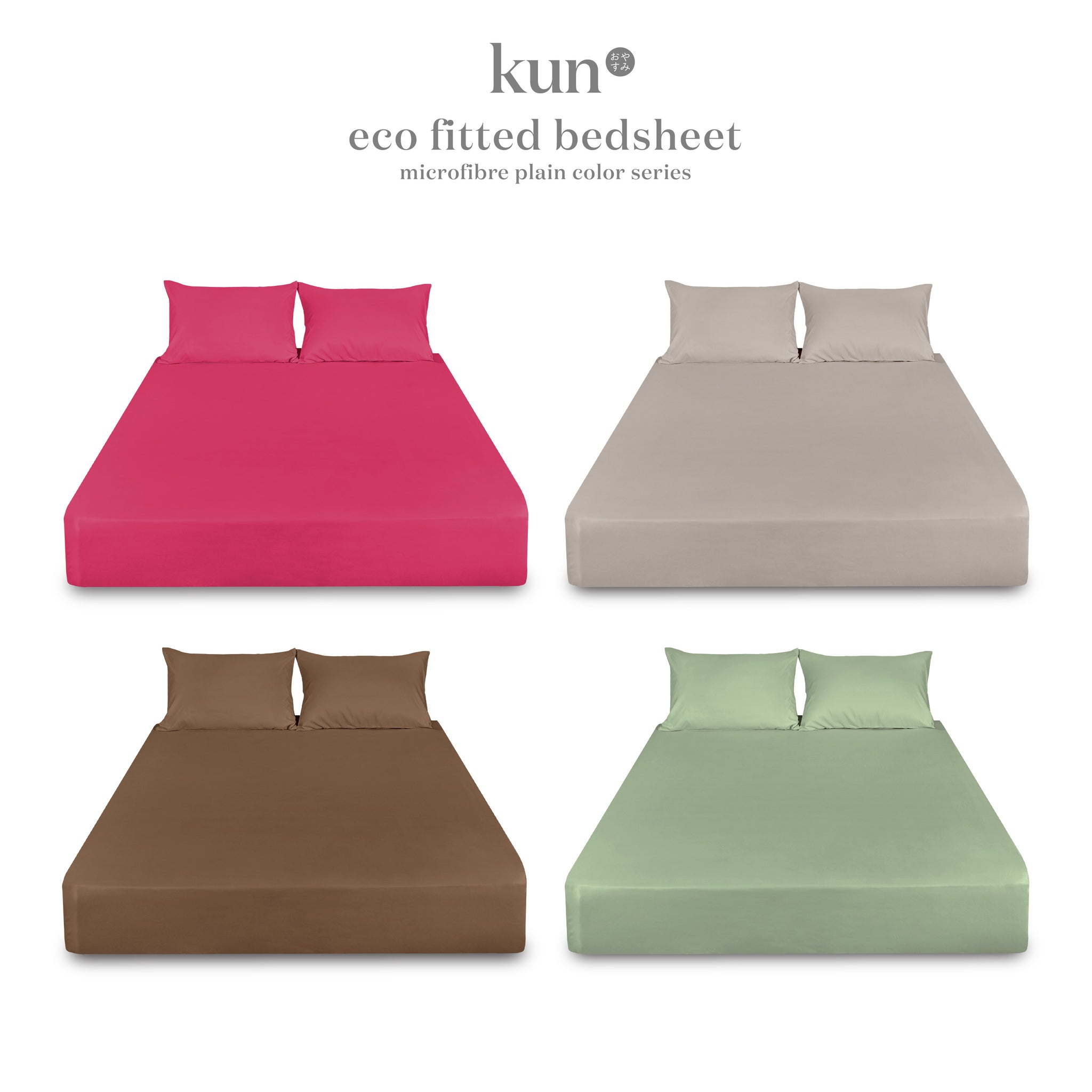 [Kun Official] MID-YEAR CLEARANCE PREMIUM MICROFIBER FITTED BED SHEET