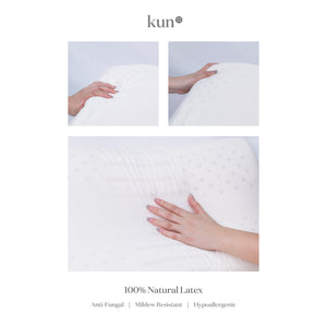 [Kun Official] Snooze-Seal Natural Latex Pillow