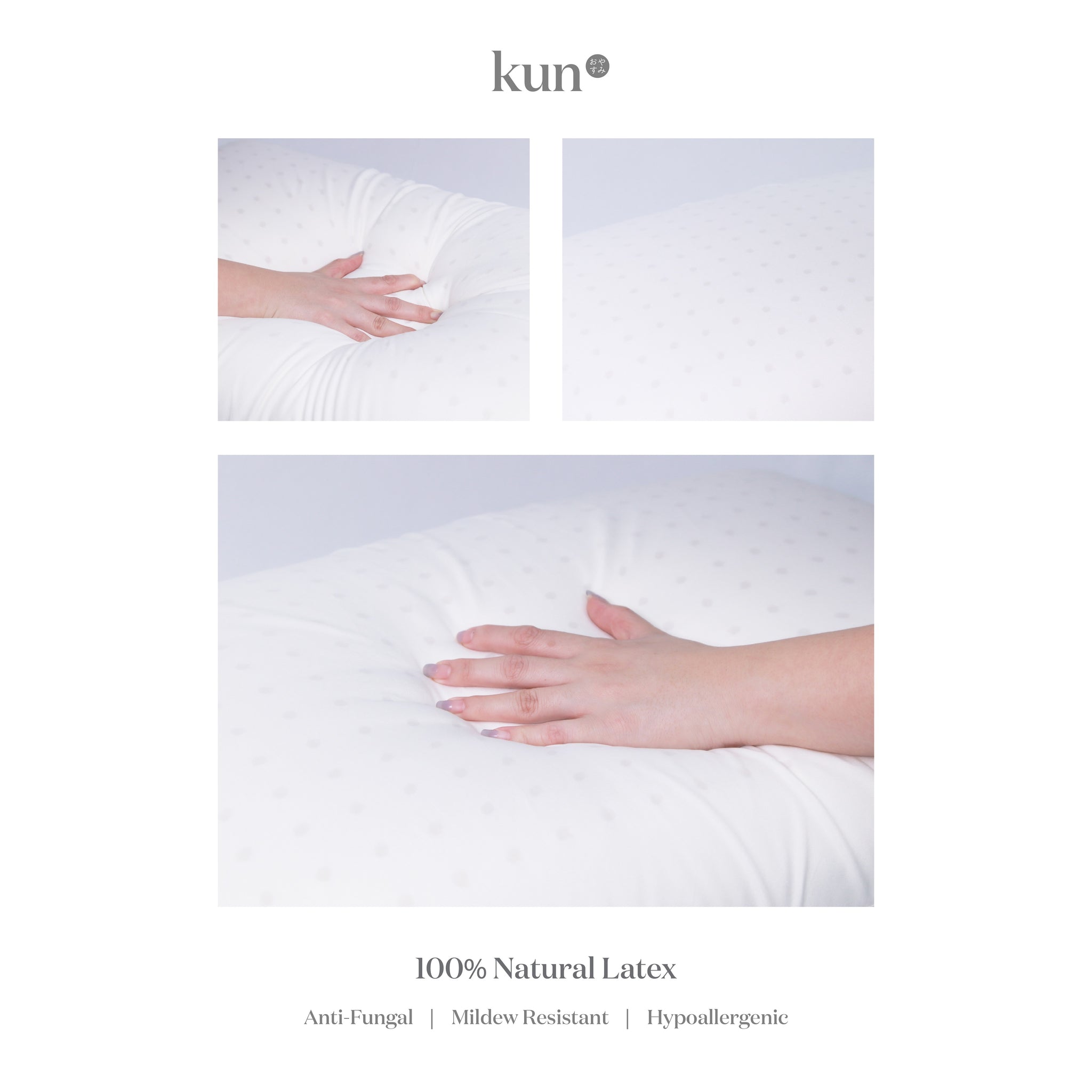 [Kun Official] Standard Gentle-Dream Natural Latex Pillow