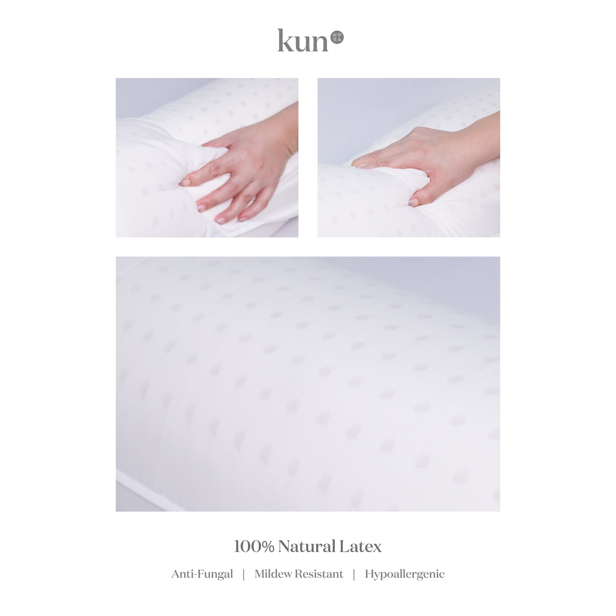 [Kun Official] Comfy-Curve Natural Latex Bolster Pillow