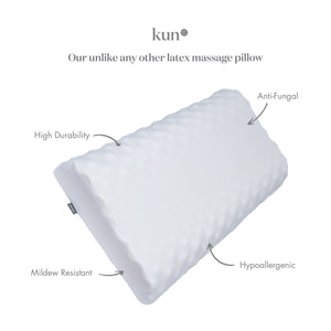 [Kun Official] Tension-Tamer Contour Latex Pillow