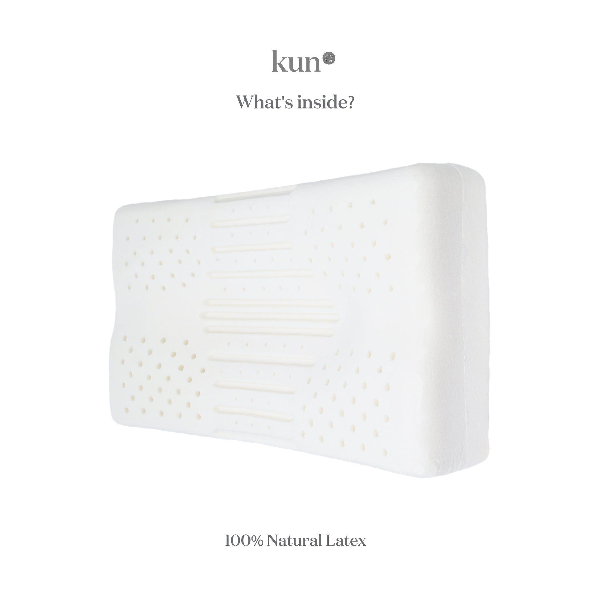 [Kun Official] Snooze-Seal Natural Latex Pillow