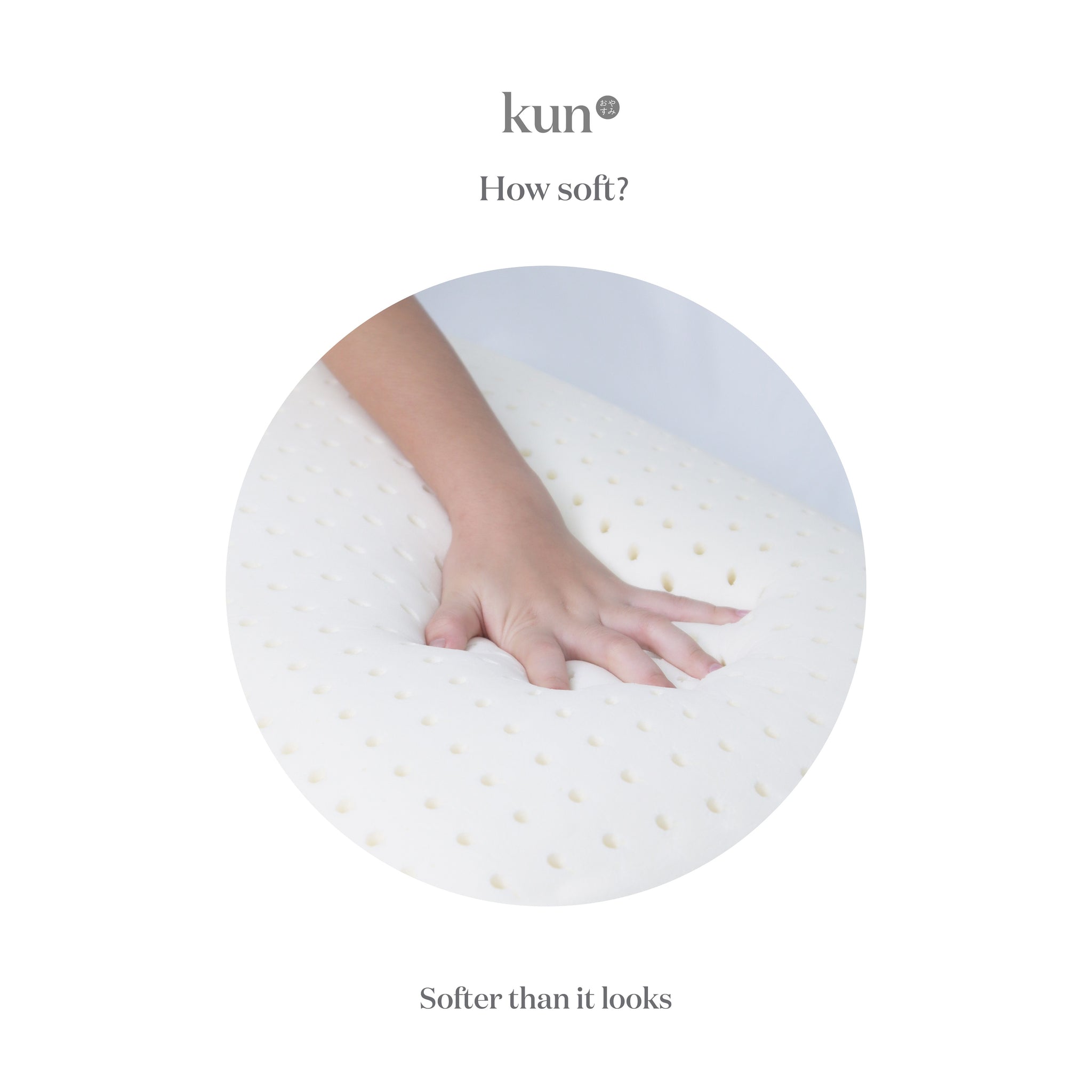 [Kun Official] Standard Gentle-Dream Natural Latex Pillow