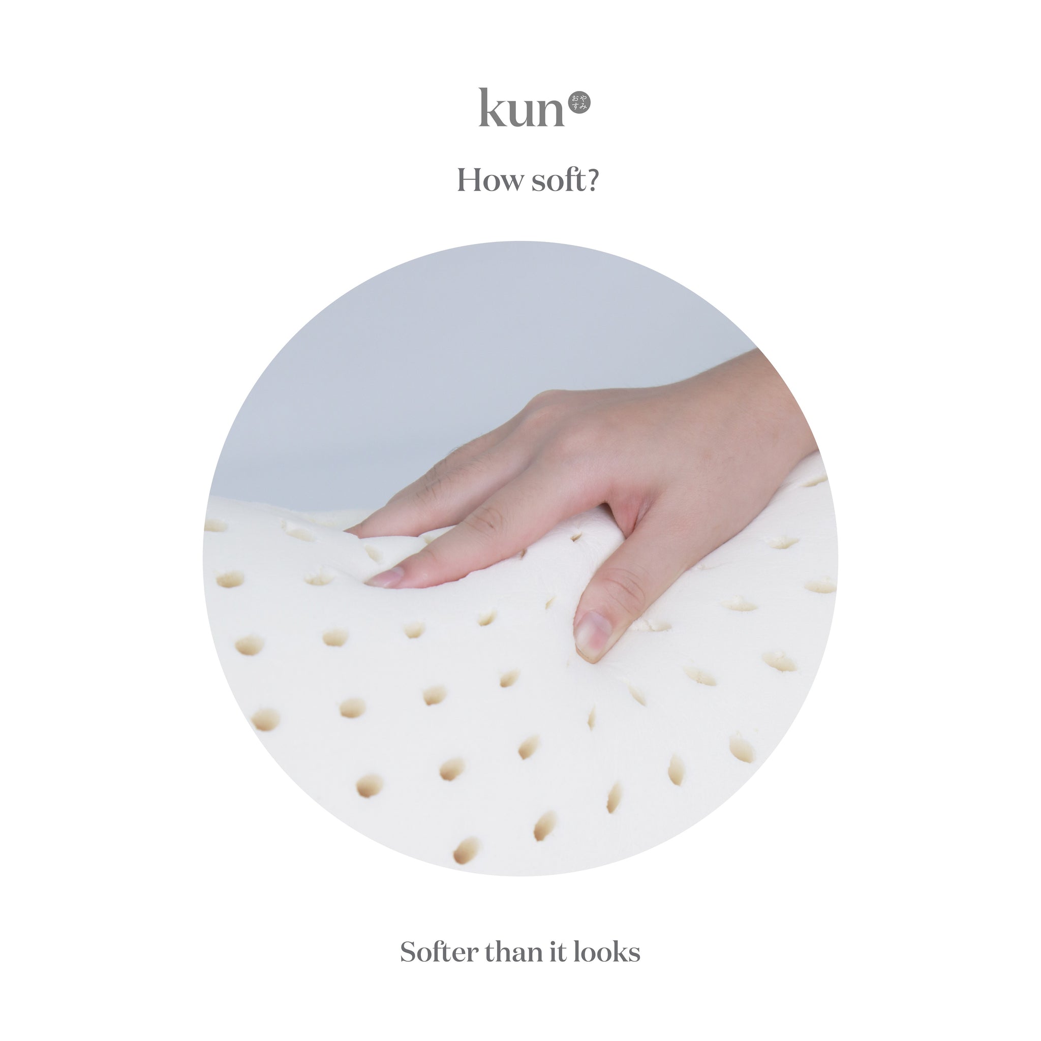 [Kun Official] Comfy-Curve Natural Latex Bolster Pillow