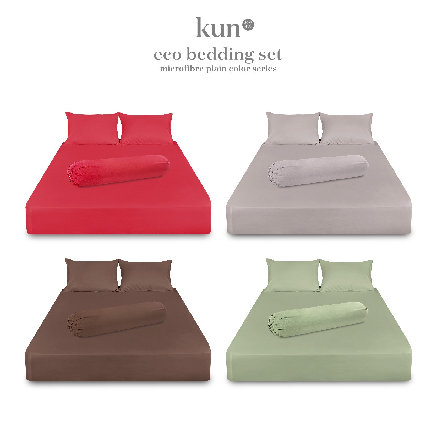 [Kun Official] MID-YEAR CLEARANCE PREMIUM MICROFIBER BED SHEET SET