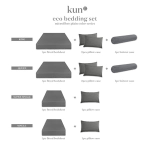 [Kun Official] MID-YEAR CLEARANCE PREMIUM MICROFIBER BED SHEET SET