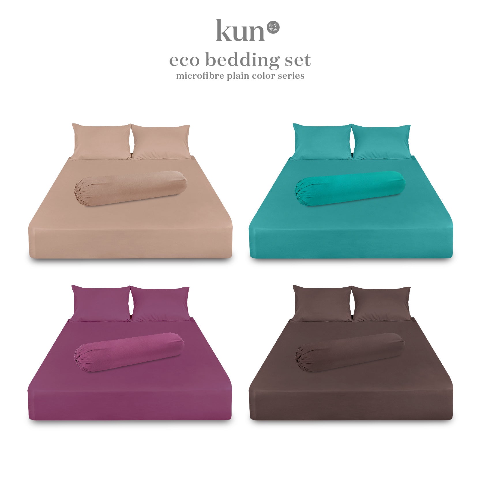 [Kun Official] MID-YEAR CLEARANCE PREMIUM MICROFIBER BED SHEET SET