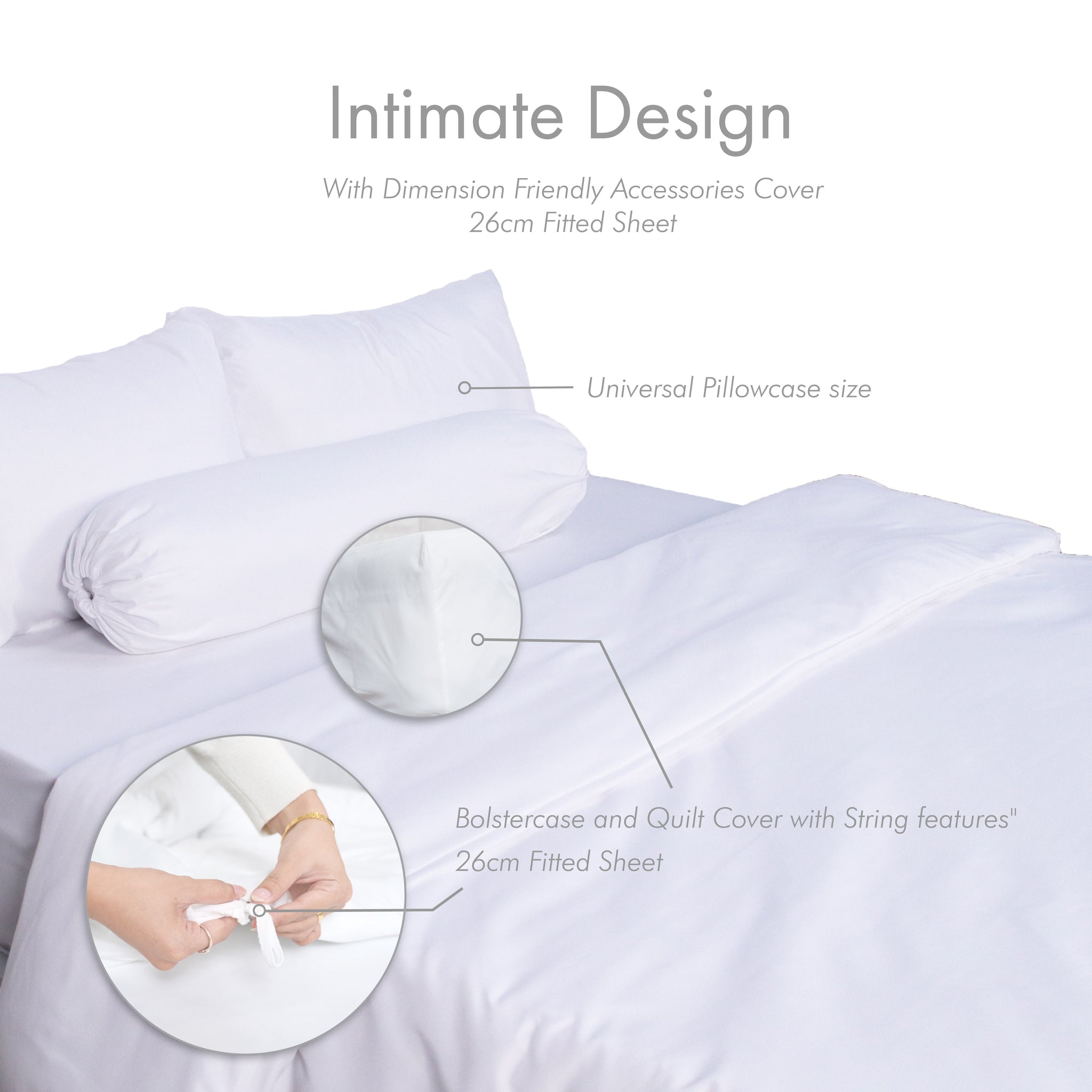 kun Morra Printed Series Premium Bed Linen; Pillowcase, Bolster Case, Fitted Bedsheet, Quilt Cover (Individual)