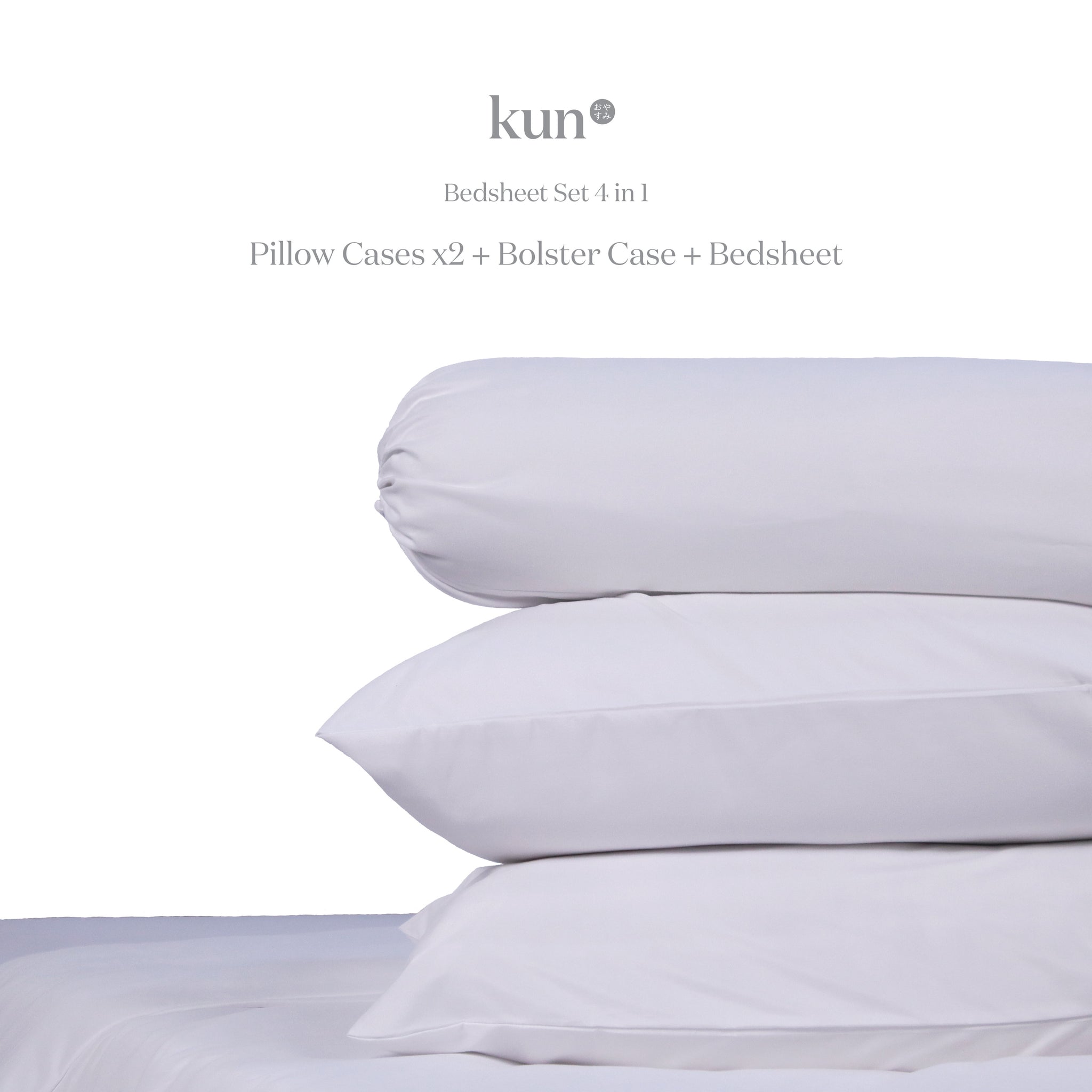 [Kun Official] Tropical Color Series King Fitted Bed Sheet Set - King Size