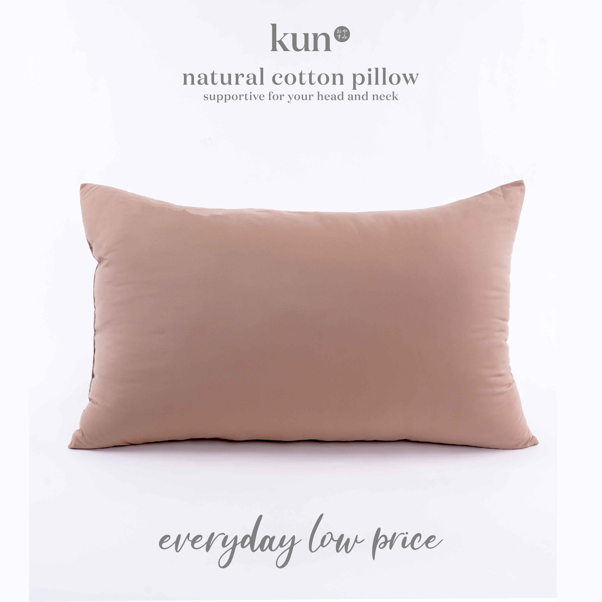 [Kun Official] Premium Natural Cotton Pillow