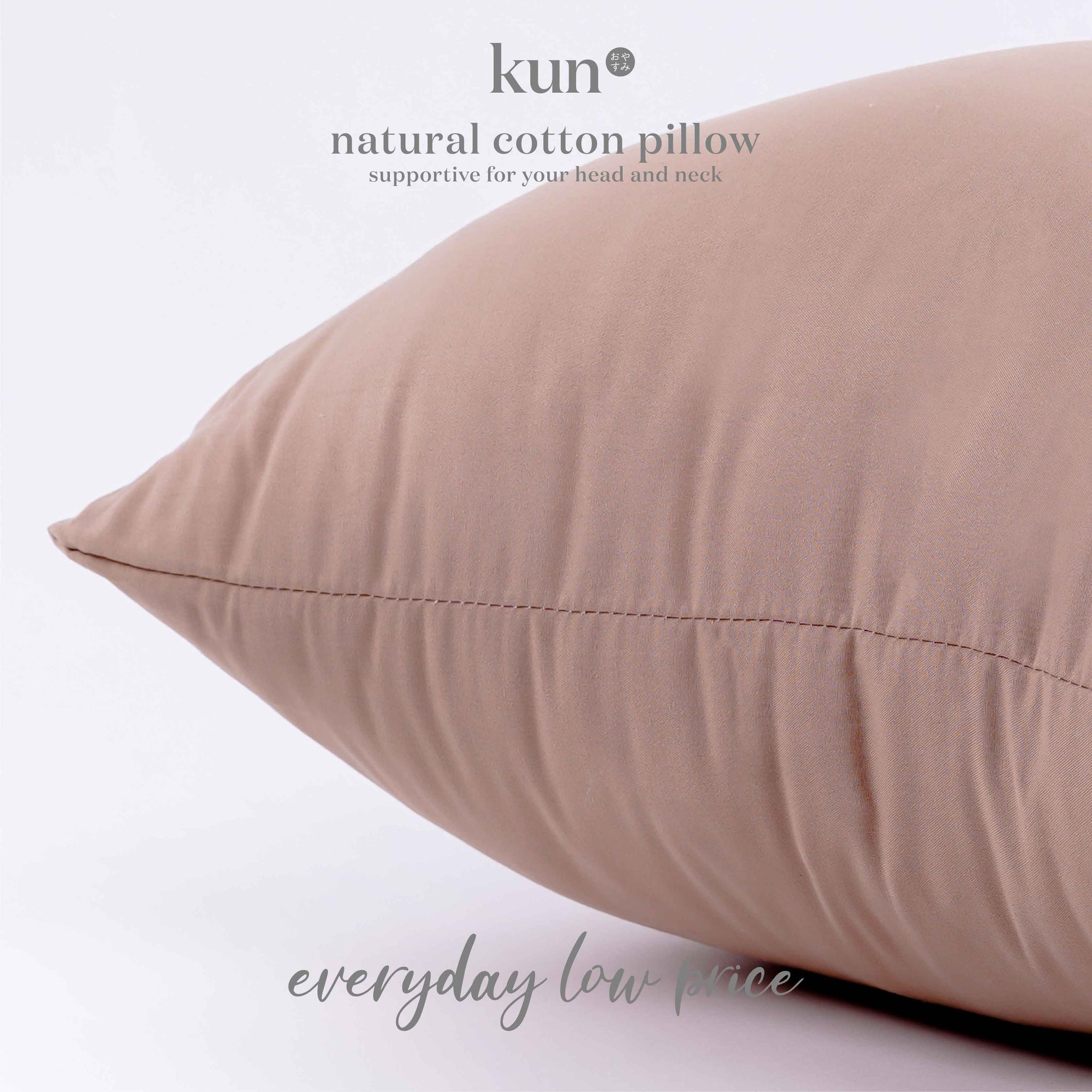 [Kun Official] Premium Natural Cotton Pillow