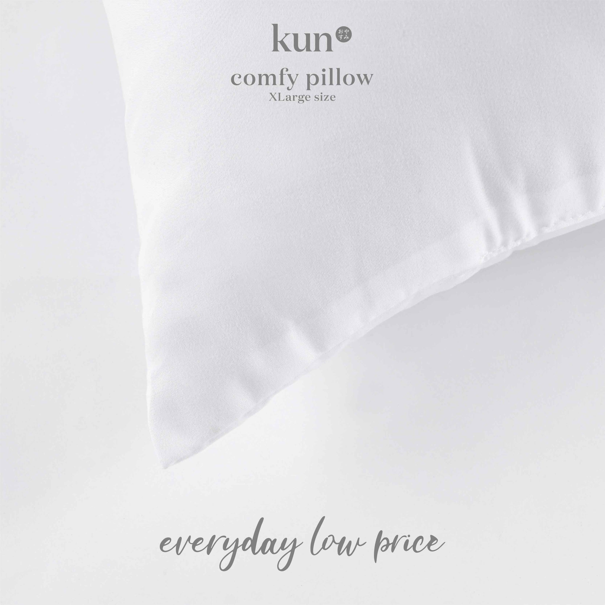 [Kun Official] Comfy Eco Pillow - Large Sized