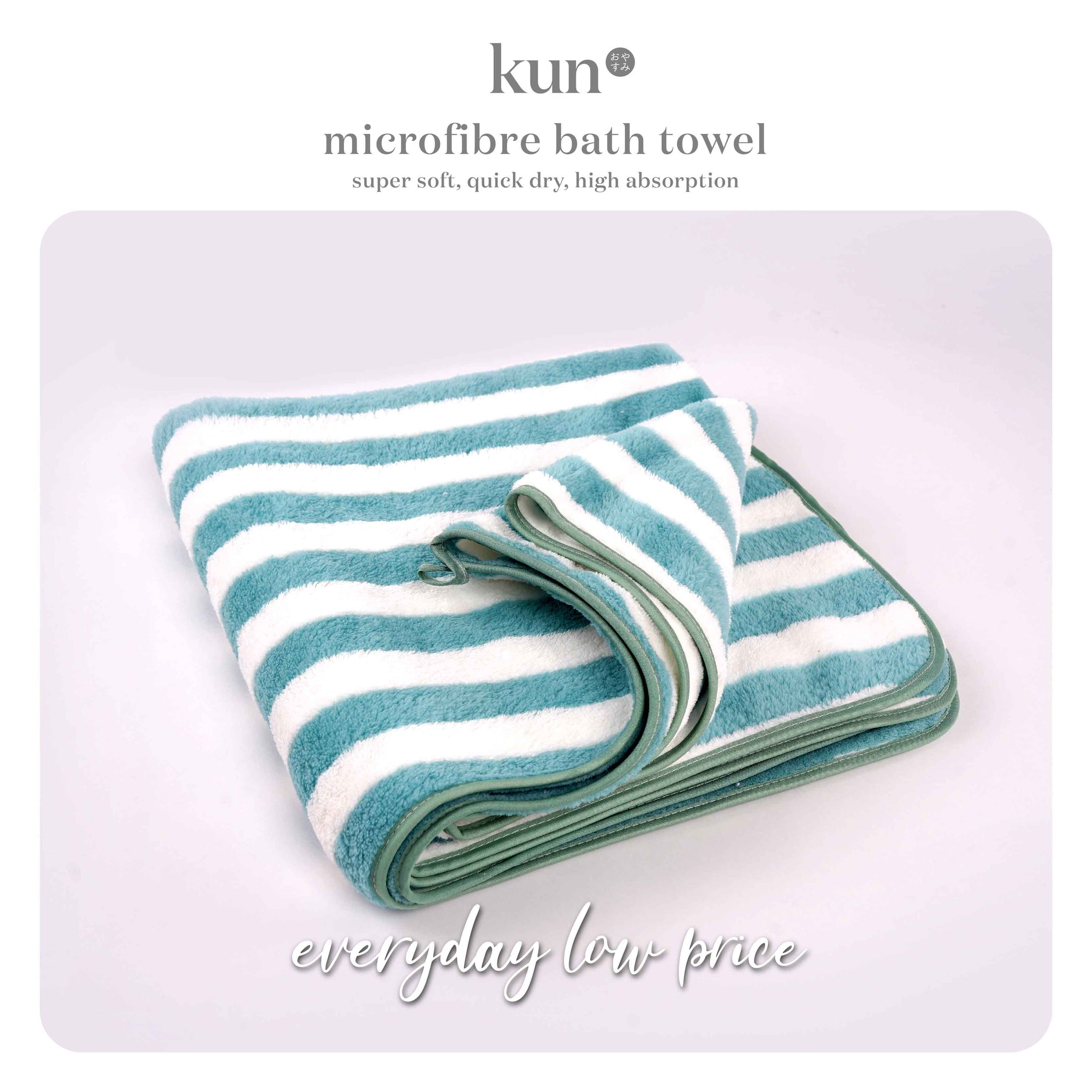 [Kun Official] Design Series Microfiber Bath Towel