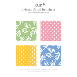 [Kun Official] Printed Design Series Fitted Bed Sheet