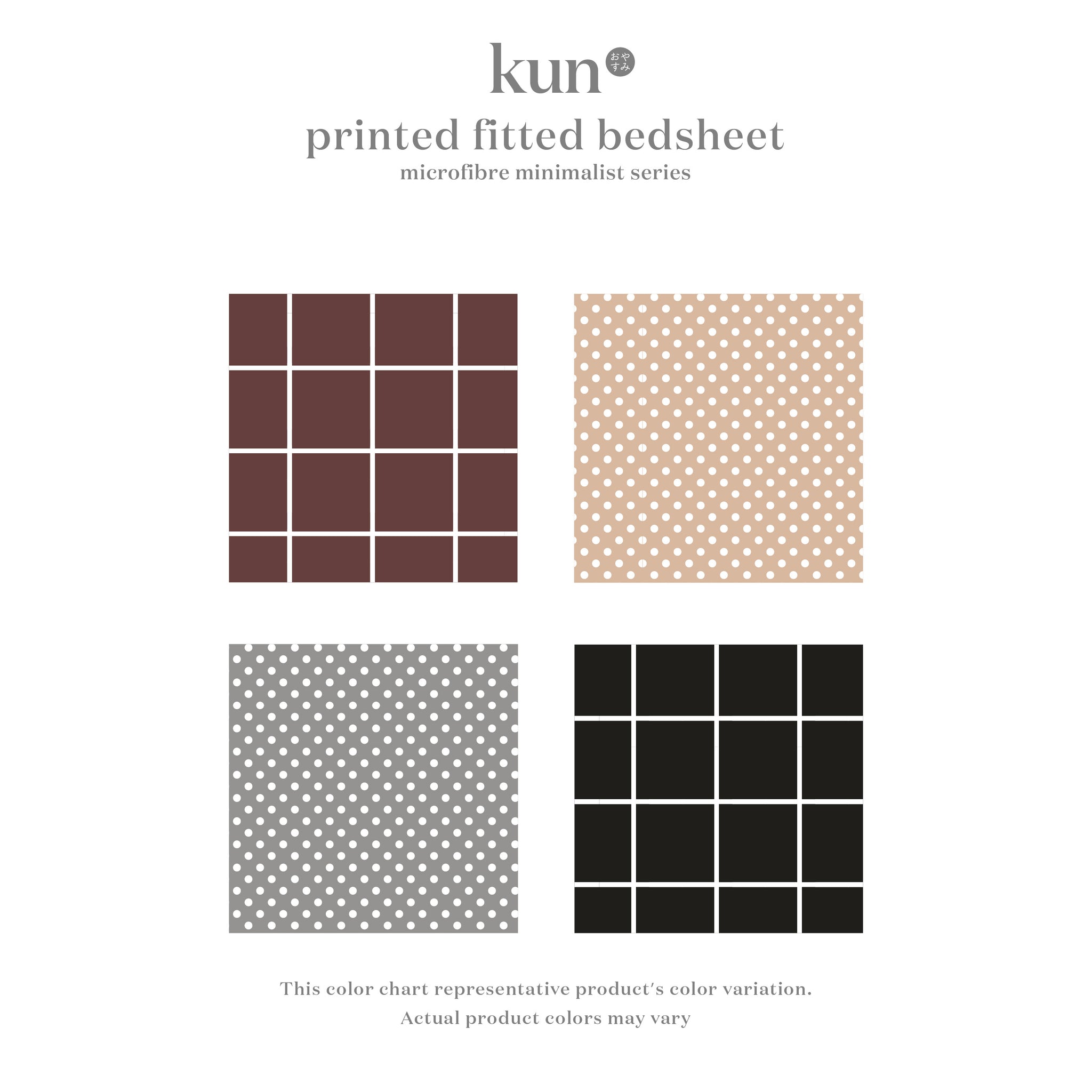 [Kun Official] Printed Design Series Fitted Bed Sheet