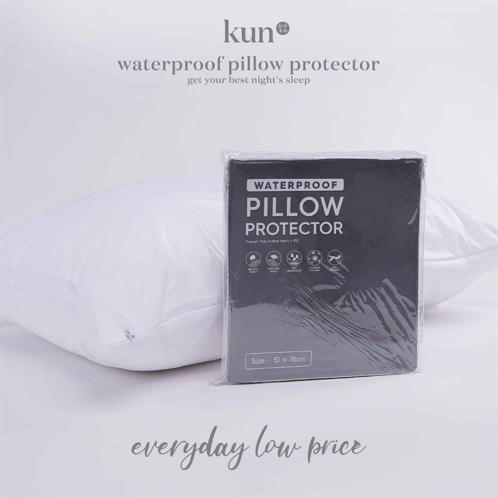 [Kun Official] Zipped Waterproof Pillow Protector